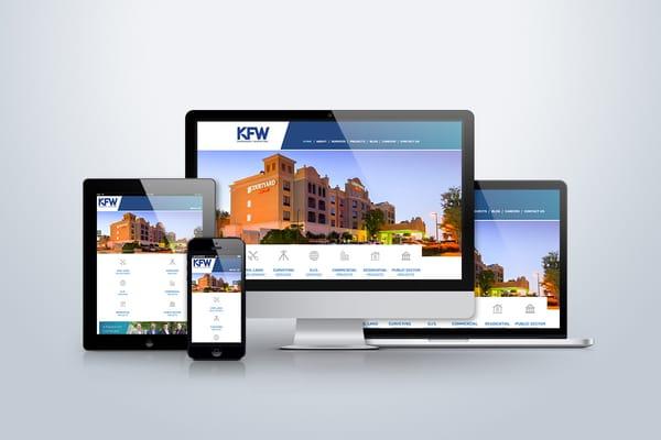 Website Design & Development - KFW Engineers Mobile-Friendly Website