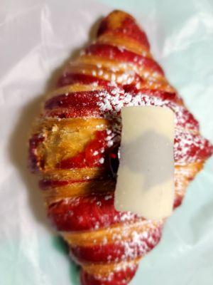 Raspberry  croissant