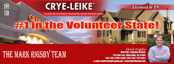 Crye Leike sells more homes than ANY OTHER company in Tennessee!!!