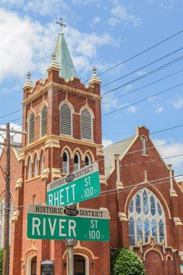 Corner of River and Rhett in West End of Greenville