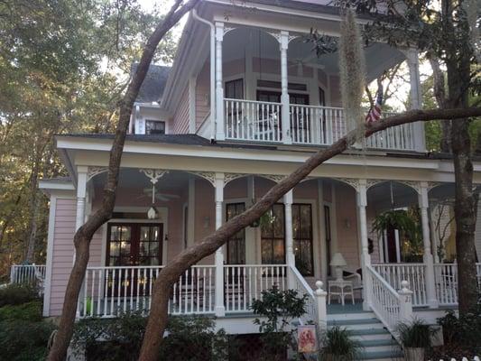 Custom home paint job on Lady's Island, SC.