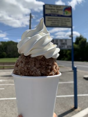 Chocolate snowball, snoswirl style