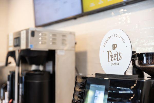 Proudly Pouring Peet's Interior