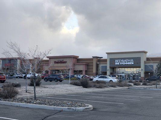 Saturday, March 23, 2919: view of west end of Carson Valley Plaza.