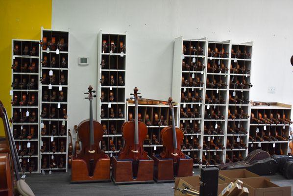 Violins at our new location