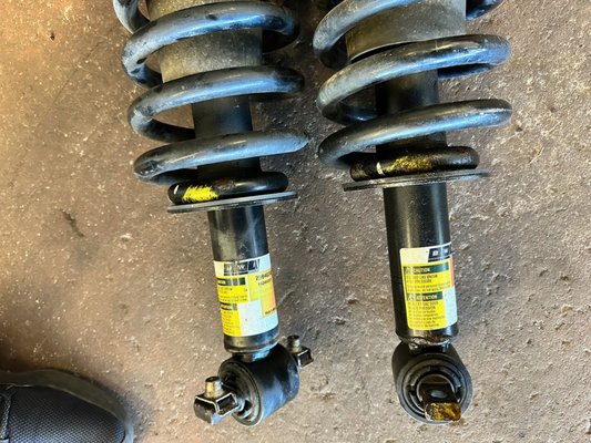 Leaking front electric struts