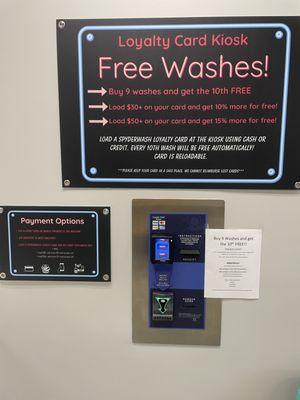 Every 10th wash is free!