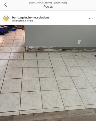 Ceramic flooring