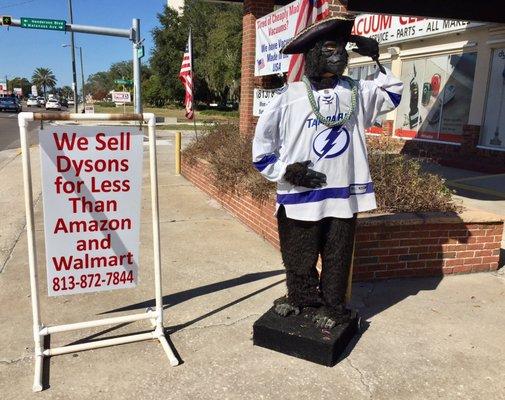 He was named Bernie Apestein by customers in a naming contest