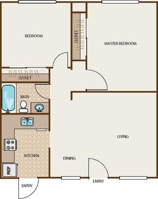 2/1 Floorplan