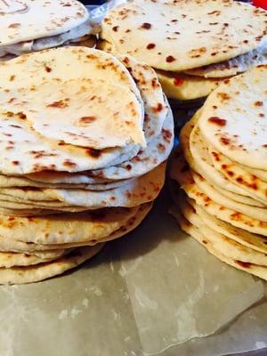 Fresh Tortillas made daily by Rosa