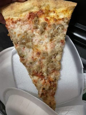 Sausage pizza