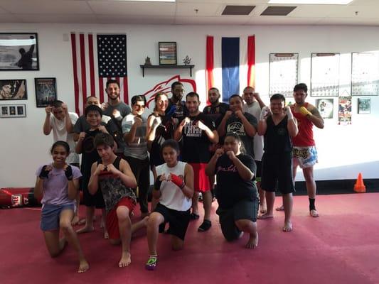 Jaguar Muay Thai family standing strong.