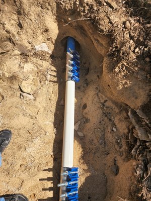 Repair on 2" water main