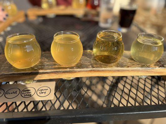 Flight of cider