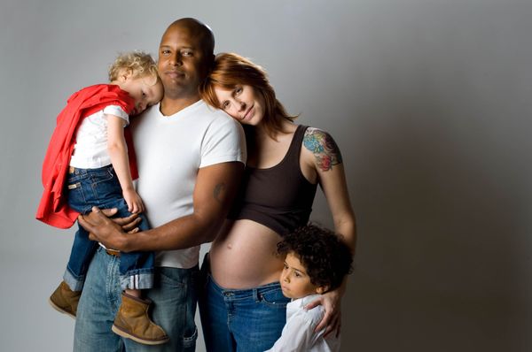 Interracial family