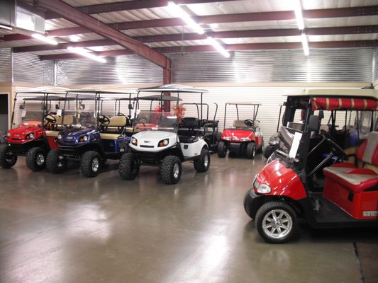 over 100 golf carts in stock !