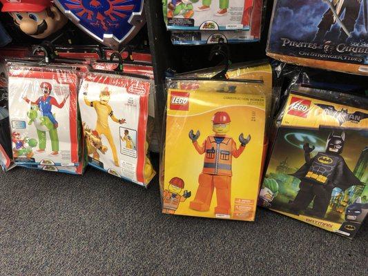 LEGO costumes at Spirit Halloween