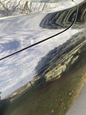 Wax on car