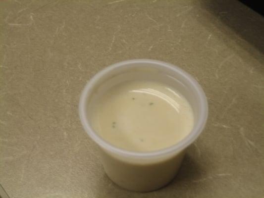 complimentary tahini sauce for your food