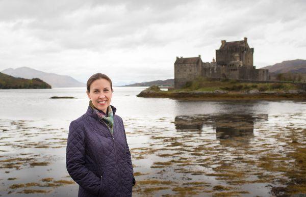 A Largay Travel advisor taking in the view on her trip to Scotland.