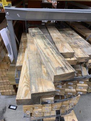 Great selection of lumber