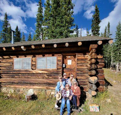 Cabin in the woods of Rocky Mountain National Park