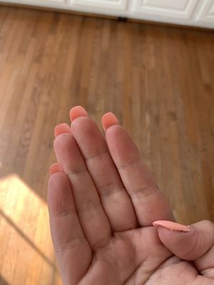 Nails way too long