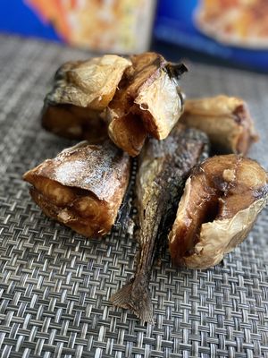 Fried mackerel