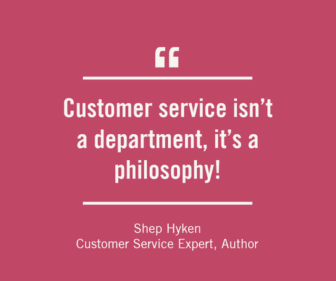 Customer Service is a Philosophy