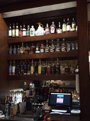 Quite a selection for a hotel bar