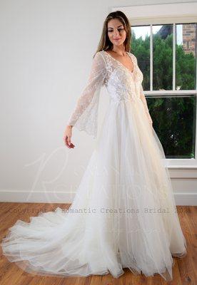 Romantic Creations Bridal - Beautiful High Fashion Wedding Dresses Handmade in our Wedding Atalier by Maria Elena Bishop