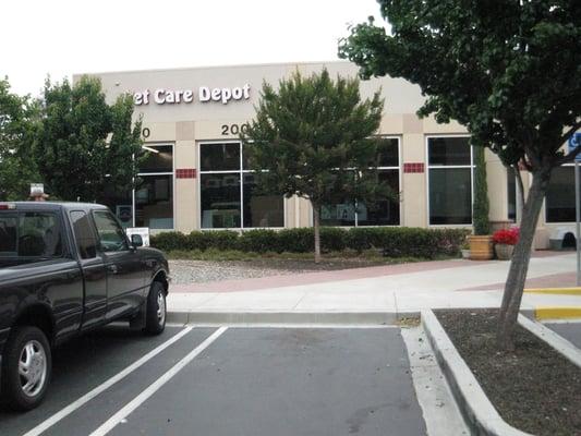 Pet Care Warehouse (Depot) side of the building