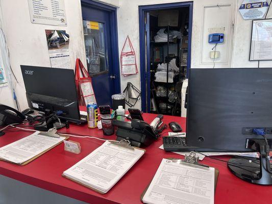 empty desk