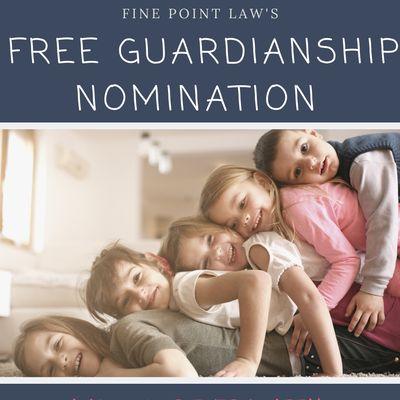 Free Guardianship Nomination on our website