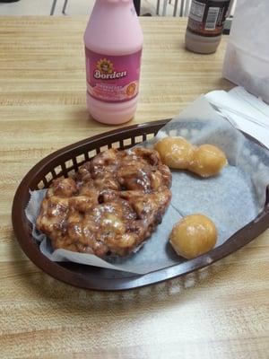 Best apple fritters in Haltom City.