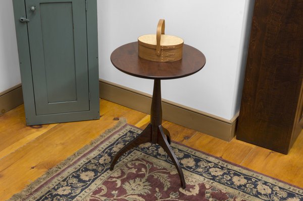 Many of our accessory items like this Round Candle Stand are based very closely upon Shaker originals