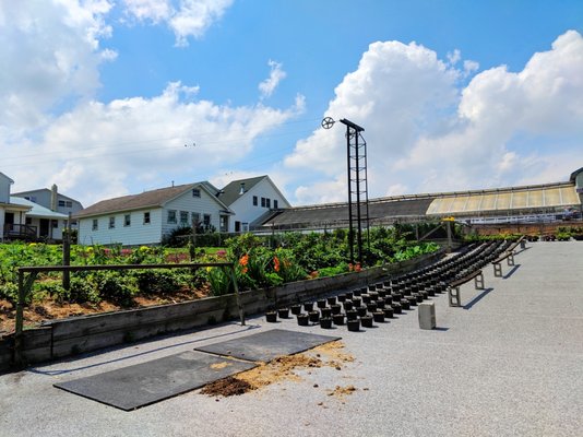 Maple Shade Greenhouse -- Buggy / horse parking, front and center!