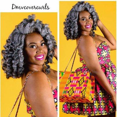 Crochet braids coarse texture