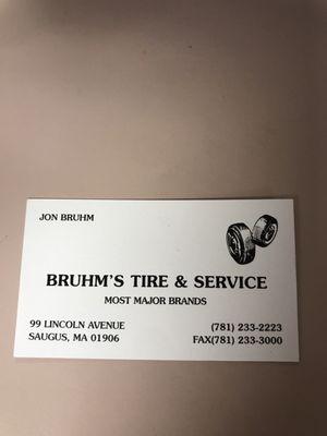 Bruhm's Tire & Service