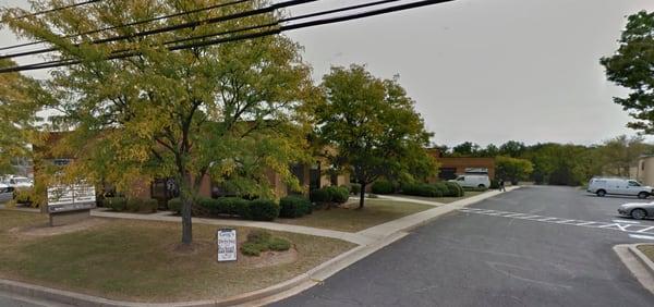 Here's our building from the entrance of Old Washington Rd. | Courtesy of Google Maps.