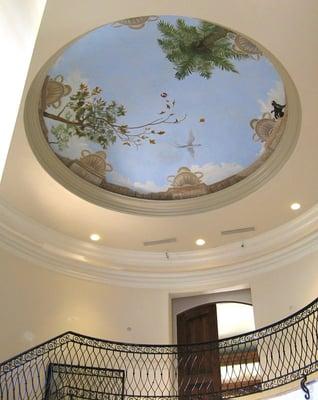 Mural in a dome