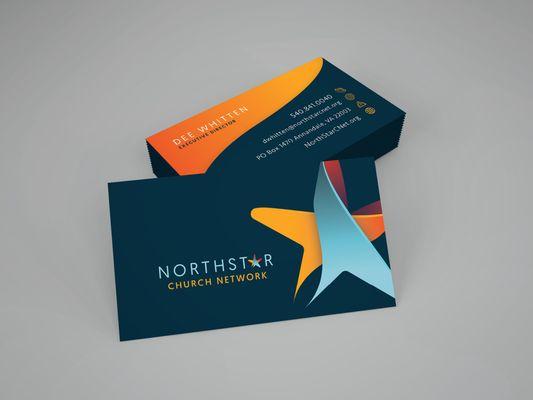 Business card design.