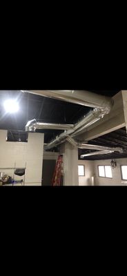 Resturant Metal Duct Installation.