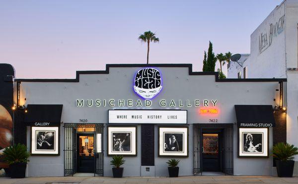 Located in Musichead Gallery on Sunset Blvd