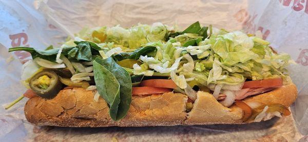 Wawa Italian Hoagie with ALL the veggies ... no condiments...