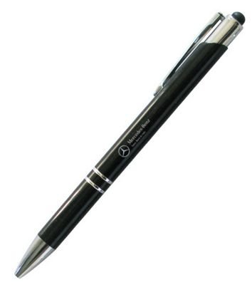 Metal pen with stylus. $ 1.10