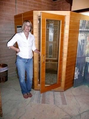 We also have a Far Infrared Sauna for your beauty and health!  We want you to feel and look better!