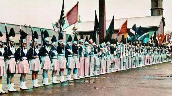 OLHR Queensmen drum and bugle corps. These were the second uniforms.