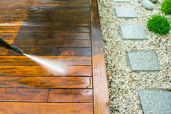 Pressure wash decks, houses, fences, drive ways, etc.